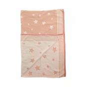 Pink Stars Baby Blanket image