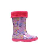 Demar Unicorn Pink Girls Wellies image