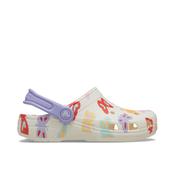 Crocs Classic Butterfly Graphic Clog - Chalk