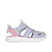 Skechers Flex Splash Daylight Shimmer Girls Sandal - Hot Pink/Multi image