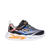 Skechers S Lights Flex Glow Ultra Boys Runner - Black/Silver image
