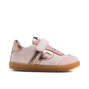 Pablosky Sax Nobuck-Tech Girls Runner - White/Pink