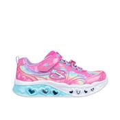 Skechers S Lights Flutter Heart-Groovy Swirl Infant Runner - Hot Pink/Lavender image