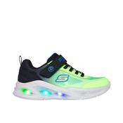 Skechers Meteor Lights Krendo Boys Runner - Black/Lime image