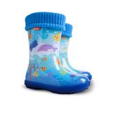 Demar Ocean Blue Wellies