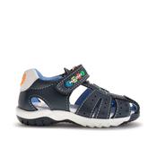 Pablosky Plus Mediterraneo Boys Sandal - Navy/Orange image