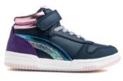 Pablosky Basket Plus Girls High Top Runner - Navy image