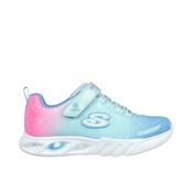 Skechers S Lights Flicker Flash-Ombre Dreamer Girls Runner - Aqua/Multi