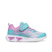 Geox Assister Girls Runner - Lt Blue/Pink image
