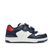 GEOX Washiba Boys Runner - White/ Navy
