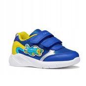 Geox Sprintye Aeroplane Baby Boys Runner - Royal/Yellow