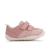 Start Rite Little Smile Girls Prewalker - Dusky Pink/Leather Leopard image