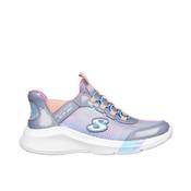 Skechers Dreamy Lites-Colourful Prism Girls Slip-Ins Runner - Pink/Multi image