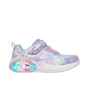 Skechers Unicorn Dreams Heart Sparkle Girls Runners - Lavendar/Multi image