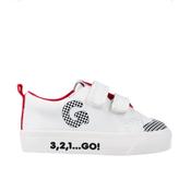 Garvalin Unisex Canvas Shoe - White image