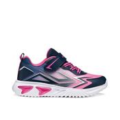 Geox Assister Girls Runner - Navy/Fuchsia image