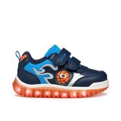 Geox Lightyloo Boys Runner - Navy/Orange