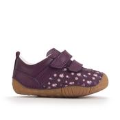Startrite Little Smile Girls Floral Shoe - Burgundy