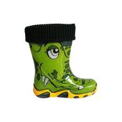 Demar Crocodile Green Boys Wellies image