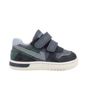 Primigi Baby Dude Boys Leather Shoe - Grey/Navy