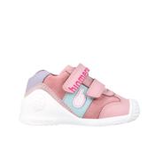 Biomecanics Cotton Sauvage Girls Shoe - Lt Pink/ Dk Pink image