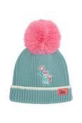 Little Lighthouse Girls Bobbie Hat  - Fox Teal Print image
