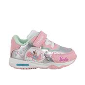 Primigi Barbie Girls Light Up Runner - Silver/Pink