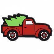 Crocs Jibbitz Red Truck With Christmas Tree