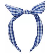 Rockahula Gingham Blue White Headband image