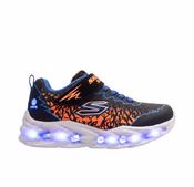 Skechers Lights Vortex-Zorento Jr Boys Runner - Blck/ Blue/ Orange image