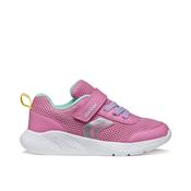 Geox Junior Sprintye Girls Runner - Pink/Watersea