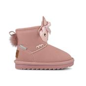 Garvalin Girls Furry Slipper Boots - Pink