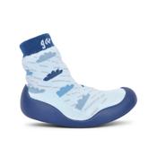 Garvalin Boys Rubber Sole Socks- Blue