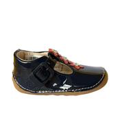Clarks Tiny Flower T Girls Pre-walkers - Navy Patent