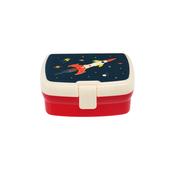 Space Age Lunch Box With Tray - Red image