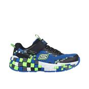 Skechers Mega Craft Boys Runner - Blk/ Blue/ Lime image
