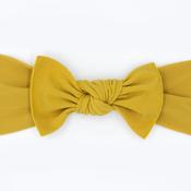 Little Bow Pip Girls Headband- Mustard Yellow image