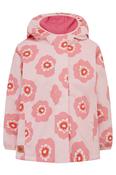 Little Lighthouse Freya Girls Coat - Pink Flower Print image