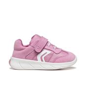 Geox Foot Run Girls Barefoot Runner - Dk Pink/White image