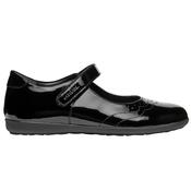Geox Iberide Girls Patent School Shoe - Black image