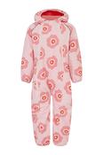 Little Lighthouse Jamie Girls Puddlesuit - Pink Flower Print image
