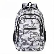 Kids School Backpack - Light Grey Camo image