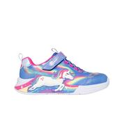 Skechers Unicorn Chaser Older Girls Runner  - Blue/Multi