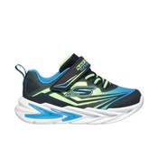 Skechers S Lights Flex Glow Ultra Boys Runner - Black/Lime image