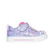 Skechers Twinkle Toes Sparks Girls Runner- Lavendar/Multi