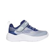 Skechers Microspec Advance Boys Runner - Navy/Lime Green
