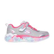 Skechers S Lights Eternal Heart Girls Runner -  Sparkle Mesh/Light
