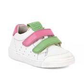 Froddo Rosario Girls Shoes- White/ Pink image