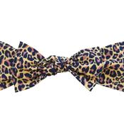 Little Bow Pip Headband- Leopard Print