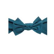 Little Bow Pip Headband- Teal